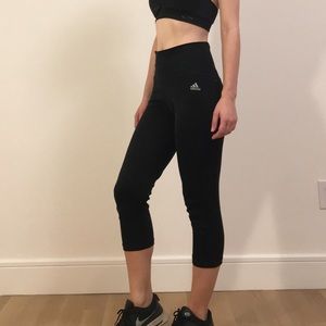 Adidas cropped athletic leggings